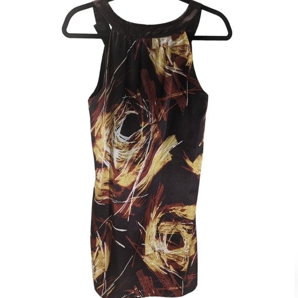 BCBGMaxazria brown formal dress for summer size Medium . great condition - Picture 2 of 5